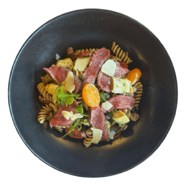 Fusilli complète au boeuf grillé